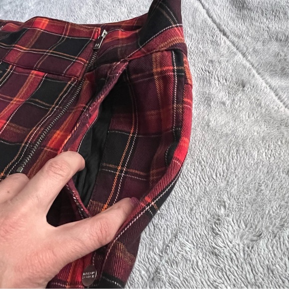 Scotch & Soda Maison Scotch Modern Classics Tartan Plaid Punk Zipper Skinny Pant - Picture 8 of 15
